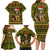 Awesome German Shepherd Dog Santa Claus Christmas Family Matching Long Sleeve Bodycon Dress and Hawaiian Shirt Xmas Holiday Patterns - Wonder Print Shop