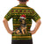 Awesome German Shepherd Dog Santa Claus Christmas Family Matching Off The Shoulder Long Sleeve Dress and Hawaiian Shirt Xmas Holiday Patterns - Wonder Print Shop