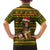 Awesome German Shepherd Dog Santa Claus Christmas Family Matching Off Shoulder Maxi Dress and Hawaiian Shirt Xmas Holiday Patterns - Wonder Print Shop