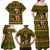 Awesome German Shepherd Dog Santa Claus Christmas Family Matching Off Shoulder Maxi Dress and Hawaiian Shirt Xmas Holiday Patterns - Wonder Print Shop