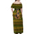 Awesome German Shepherd Dog Santa Claus Christmas Family Matching Off Shoulder Maxi Dress and Hawaiian Shirt Xmas Holiday Patterns - Wonder Print Shop
