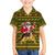 Awesome German Shepherd Dog Santa Claus Christmas Family Matching Off Shoulder Maxi Dress and Hawaiian Shirt Xmas Holiday Patterns - Wonder Print Shop