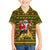 Awesome German Shepherd Dog Santa Claus Christmas Family Matching Short Sleeve Bodycon Dress and Hawaiian Shirt Xmas Holiday Patterns - Wonder Print Shop