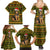 Awesome German Shepherd Dog Santa Claus Christmas Family Matching Summer Maxi Dress and Hawaiian Shirt Xmas Holiday Patterns - Wonder Print Shop