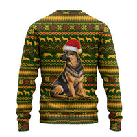 Awesome German Shepherd Dog Santa Claus Christmas Ugly Christmas Sweater Xmas Holiday Patterns - Wonder Print Shop