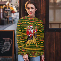 Awesome German Shepherd Dog Santa Claus Christmas Ugly Christmas Sweater Xmas Holiday Patterns - Wonder Print Shop