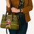 Awesome German Shepherd Dog Santa Claus Christmas Leather Bag Xmas Holiday Patterns - Wonder Print Shop