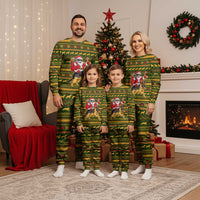 Awesome German Shepherd Dog Santa Claus Christmas Pajama Set Xmas Holiday Patterns - Wonder Print Shop