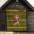 Awesome German Shepherd Dog Santa Claus Christmas Quilt Xmas Holiday Patterns - Wonder Print Shop