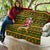 Awesome German Shepherd Dog Santa Claus Christmas Quilt Xmas Holiday Patterns - Wonder Print Shop
