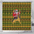 Awesome German Shepherd Dog Santa Claus Christmas Shower Curtain Xmas Holiday Patterns - Wonder Print Shop