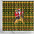 Awesome German Shepherd Dog Santa Claus Christmas Shower Curtain Xmas Holiday Patterns - Wonder Print Shop
