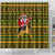 Awesome German Shepherd Dog Santa Claus Christmas Shower Curtain Xmas Holiday Patterns - Wonder Print Shop