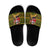 Awesome German Shepherd Dog Santa Claus Christmas Slide Sandals Xmas Holiday Patterns - Wonder Print Shop
