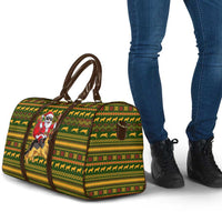 Awesome German Shepherd Dog Santa Claus Christmas Travel Bag Xmas Holiday Patterns - Wonder Print Shop
