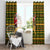 Awesome German Shepherd Dog Santa Claus Christmas Window Curtain Xmas Holiday Patterns - Wonder Print Shop