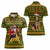 Awesome German Shepherd Dog Santa Claus Christmas Women Polo Shirt Xmas Holiday Patterns - Wonder Print Shop