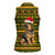 Awesome German Shepherd Dog Santa Claus Christmas Women Sleeveless Polo Shirt Xmas Holiday Patterns - Wonder Print Shop