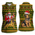 Awesome German Shepherd Dog Santa Claus Christmas Women Sleeveless Polo Shirt Xmas Holiday Patterns - Wonder Print Shop