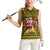 Awesome German Shepherd Dog Santa Claus Christmas Women Sleeveless Polo Shirt Xmas Holiday Patterns - Wonder Print Shop