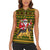 Awesome German Shepherd Dog Santa Claus Christmas Women Sleeveless Polo Shirt Xmas Holiday Patterns - Wonder Print Shop