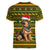 Awesome German Shepherd Dog Santa Claus Christmas Women V-Neck T-Shirt Xmas Holiday Patterns - Wonder Print Shop