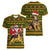 Awesome German Shepherd Dog Santa Claus Christmas Women V-Neck T-Shirt Xmas Holiday Patterns - Wonder Print Shop