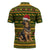 Awesome German Shepherd Dog Santa Claus Christmas Zipper Polo Shirt Xmas Holiday Patterns - Wonder Print Shop