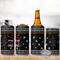 Ballet Pointe Christmas Design 4 in 1 Can Cooler Tumbler Xmas Holiday Patterns - Wonder Print Shop