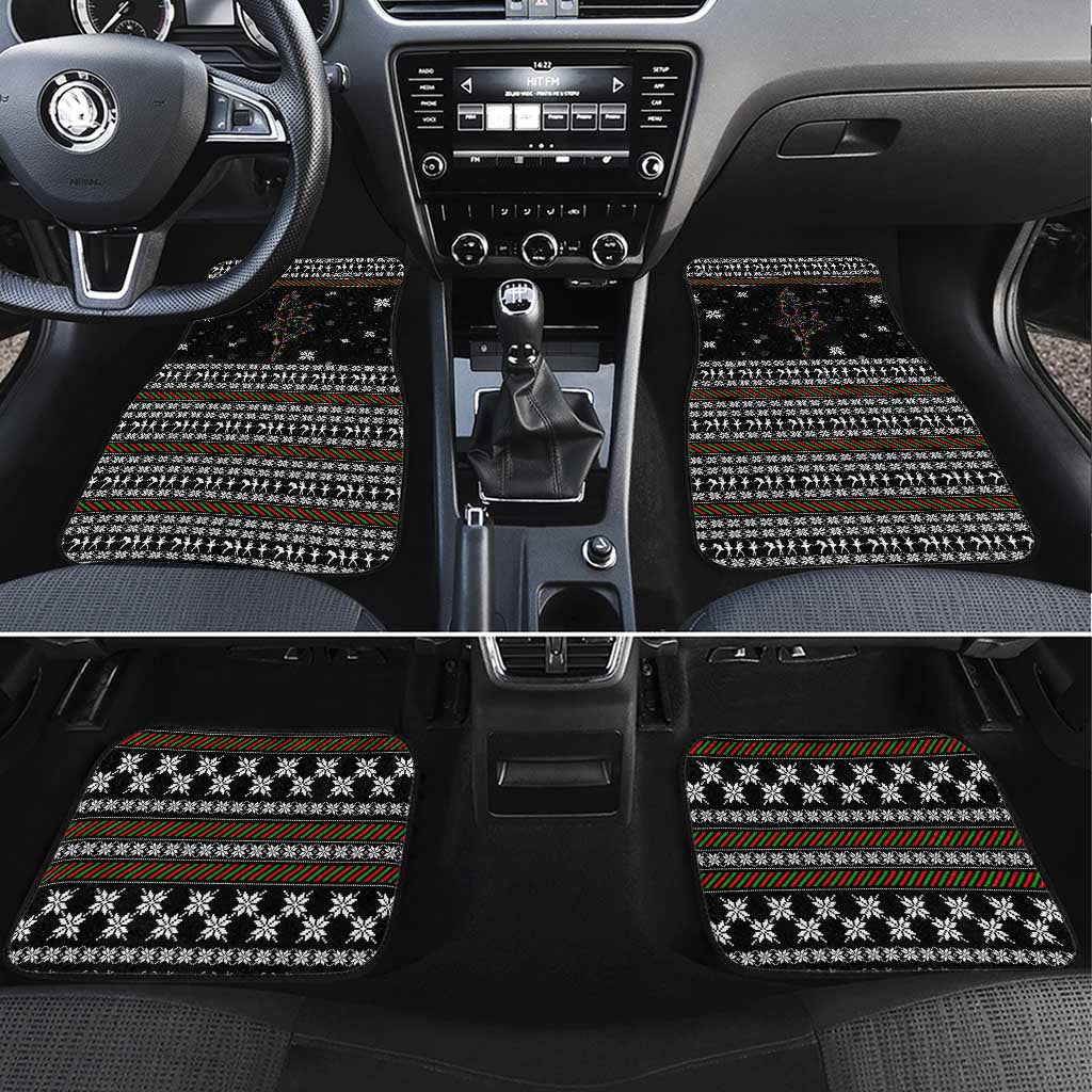 Ballet Pointe Christmas Design Car Mats Xmas Holiday Patterns - Wonder Print Shop