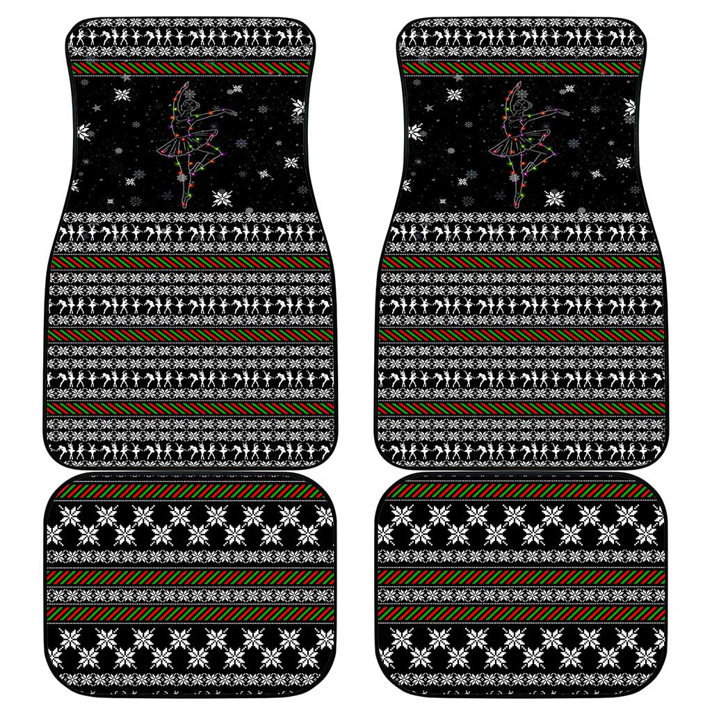 Ballet Pointe Christmas Design Car Mats Xmas Holiday Patterns - Wonder Print Shop