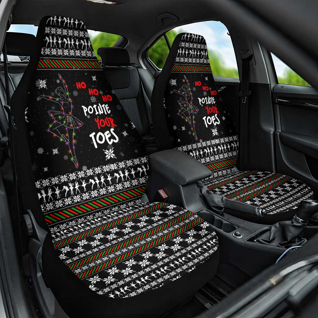 Ballet Pointe Christmas Design Car Seat Cover Xmas Holiday Patterns - Wonder Print Shop