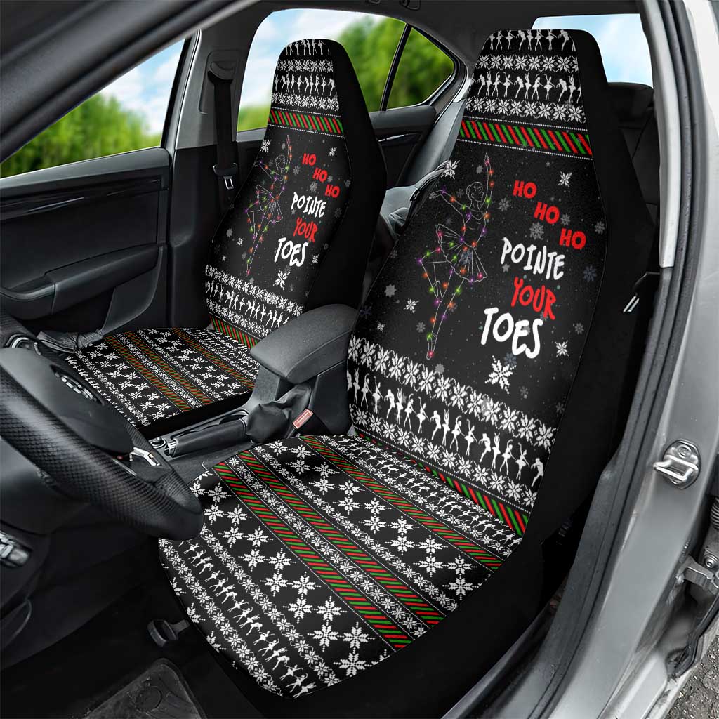 Ballet Pointe Christmas Design Car Seat Cover Xmas Holiday Patterns - Wonder Print Shop