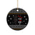Ballet Pointe Christmas Design Ceramic Ornament Xmas Holiday Patterns - Wonder Print Shop