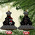 Ballet Pointe Christmas Design Ceramic Ornament Xmas Holiday Patterns - Wonder Print Shop