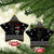 Ballet Pointe Christmas Design Ceramic Ornament Xmas Holiday Patterns - Wonder Print Shop