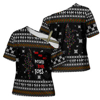 Ballet Pointe Christmas Design Cross Shoulder Shirt Xmas Holiday Patterns - Wonder Print Shop