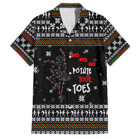 Ballet Pointe Christmas Design Family Matching Short Sleeve Bodycon Dress and Hawaiian Shirt Xmas Holiday Patterns - Wonder Print Shop