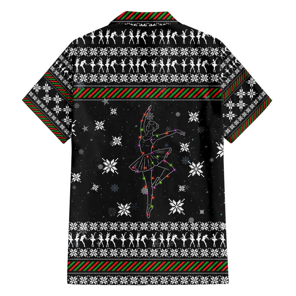Ballet Pointe Christmas Design Family Matching Summer Maxi Dress and Hawaiian Shirt Xmas Holiday Patterns - Wonder Print Shop