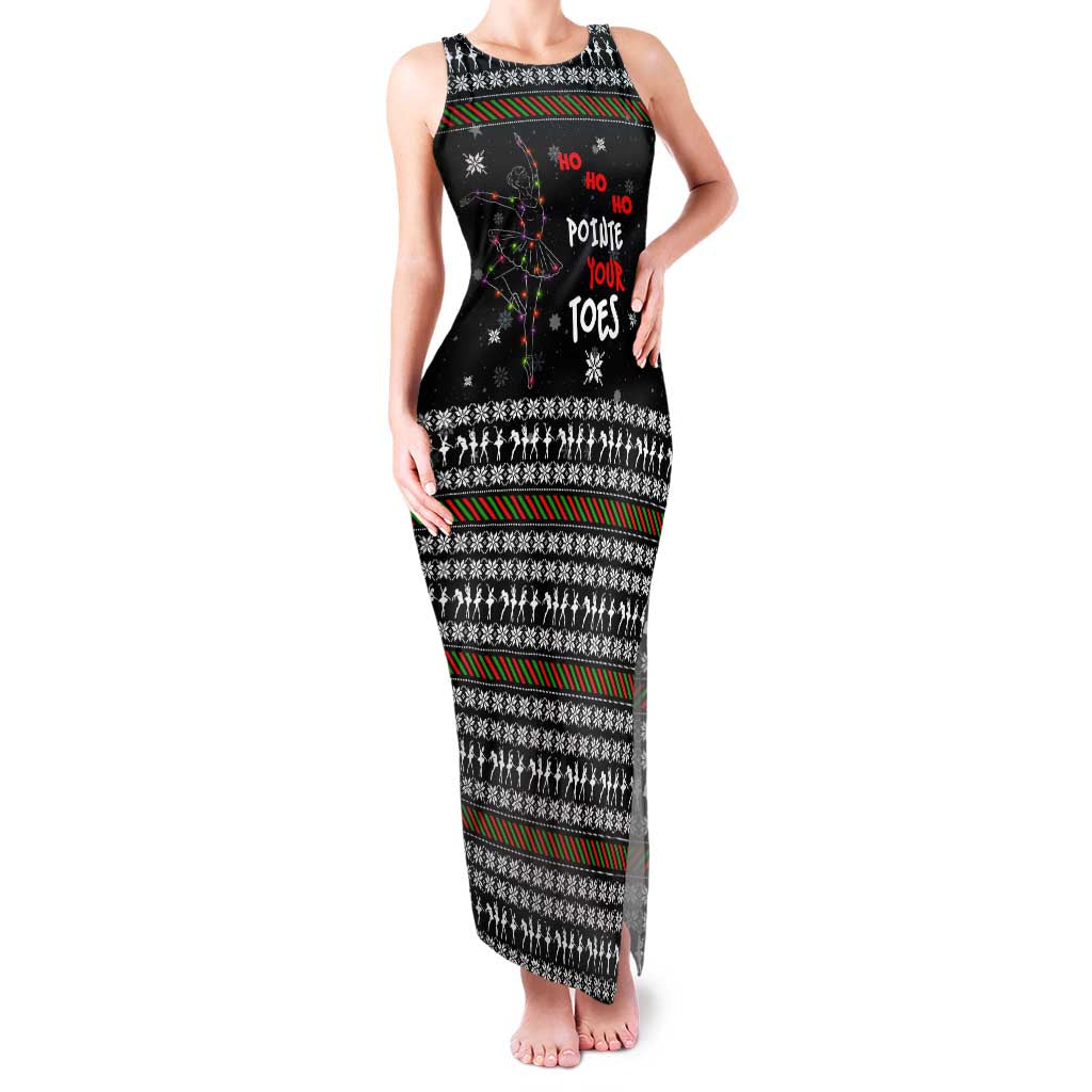 Ballet Pointe Christmas Design Family Matching Tank Maxi Dress and Hawaiian Shirt Xmas Holiday Patterns - Wonder Print Shop