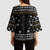 Ballet Pointe Christmas Design Kimono Sleeve Blouse Xmas Holiday Patterns - Wonder Print Shop