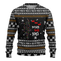Ballet Pointe Christmas Design Ugly Christmas Sweater Xmas Holiday Patterns - Wonder Print Shop