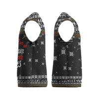 Ballet Pointe Christmas Design Christmas Knitted V-Neck Vest Xmas Holiday Patterns - Wonder Print Shop