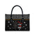 Ballet Pointe Christmas Design Leather Bag Xmas Holiday Patterns - Wonder Print Shop