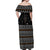 Ballet Pointe Christmas Design Off Shoulder Maxi Dress Xmas Holiday Patterns - Wonder Print Shop