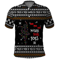 Ballet Pointe Christmas Design Polo Shirt Xmas Holiday Patterns - Wonder Print Shop