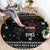 Ballet Pointe Christmas Design Round Carpet Xmas Holiday Patterns - Wonder Print Shop