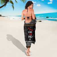 Ballet Pointe Christmas Design Sarong Xmas Holiday Patterns - Wonder Print Shop