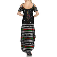Ballet Pointe Christmas Design Summer Maxi Dress Xmas Holiday Patterns - Wonder Print Shop