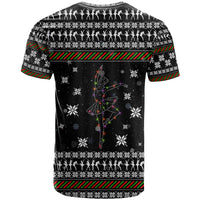 Ballet Pointe Christmas Design T Shirt Xmas Holiday Patterns - Wonder Print Shop